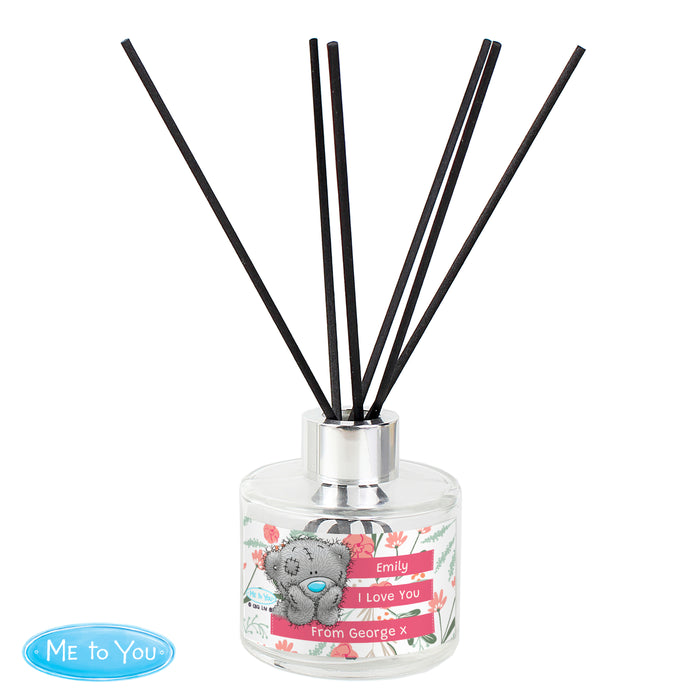 Personalised Me To You Floral Reed Diffuser - The Gift Cabin UK