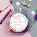 Personalised Rainbows & Sunshine Sweet Jar - The Gift Cabin UK