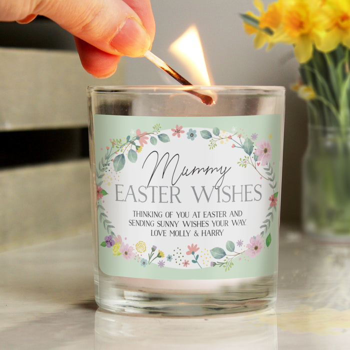 Personalised Springtime Scented Jar Candle