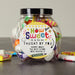 Personalised Shape Little Minds Sweet Jar - The Gift Cabin UK