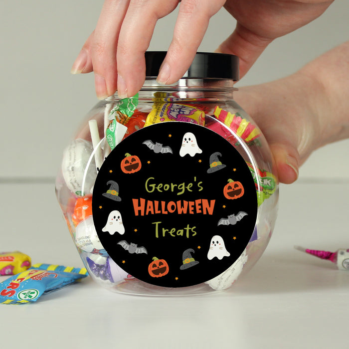 Personalised Halloween Sweets Jar - The Gift Cabin UK