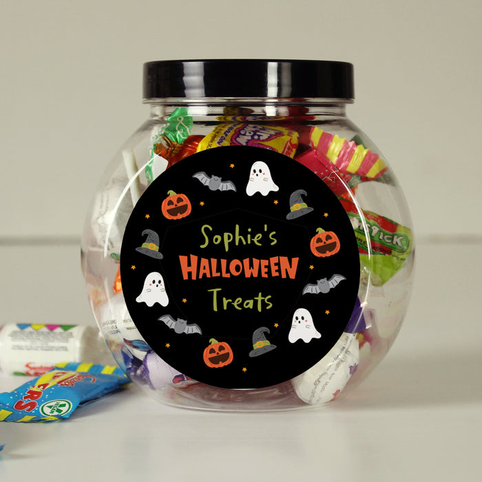 Personalised Halloween Sweets Jar - The Gift Cabin UK