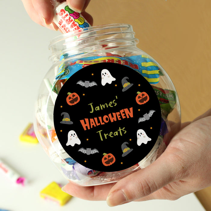 Personalised Halloween Sweets Jar - The Gift Cabin UK