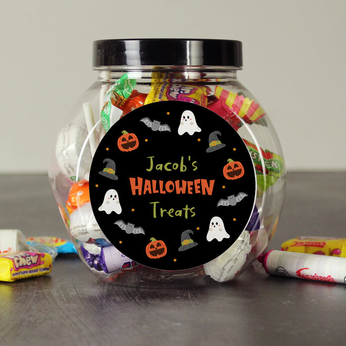 Personalised Halloween Sweets Jar - The Gift Cabin UK