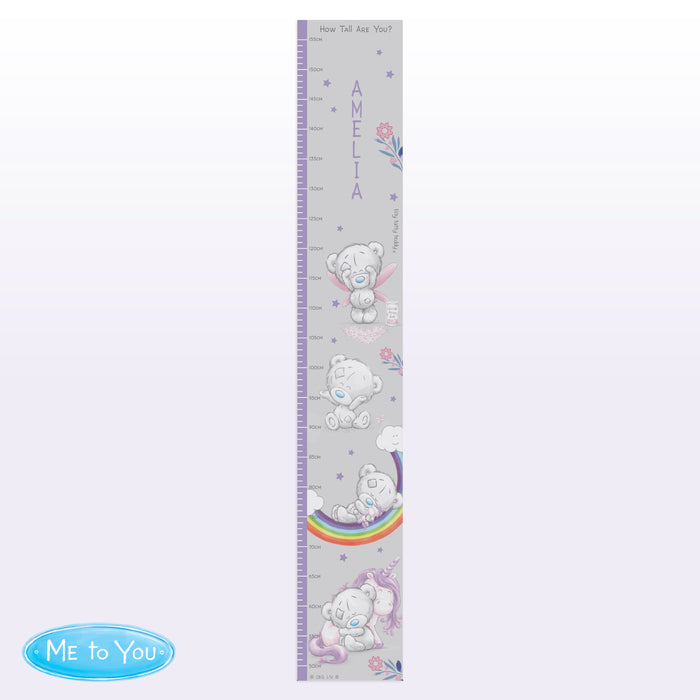 Personalised Tiny Tatty Teddy Unicorn Height Chart - The Gift Cabin UK