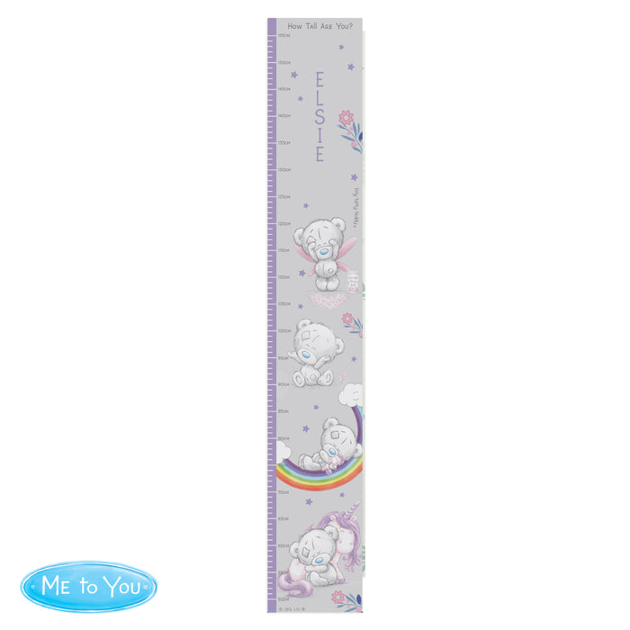 Personalised Tiny Tatty Teddy Unicorn Height Chart - The Gift Cabin UK