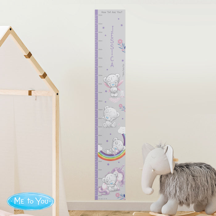 Personalised Tiny Tatty Teddy Unicorn Height Chart - The Gift Cabin UK