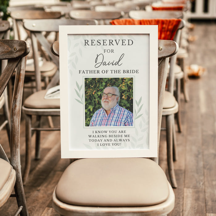 Personalised Reserved For Memorial A3 White Framed Print - The Gift Cabin UK