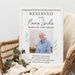 Personalised Reserved For Memorial A3 White Framed Print - The Gift Cabin UK