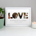 Personalised LOVE Photo Upload White A4 Framed Print - The Gift Cabin UK