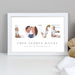 Personalised LOVE Photo Upload White A4 Framed Print - The Gift Cabin UK