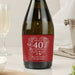 Personalised 40th Ruby Wedding Anniversary Prosecco - The Gift Cabin UK