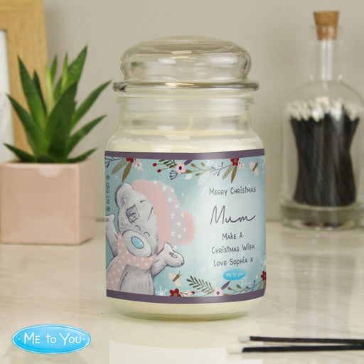 Personalised Me to You Cosy Winter Large Candle Jar - The Gift Cabin UK