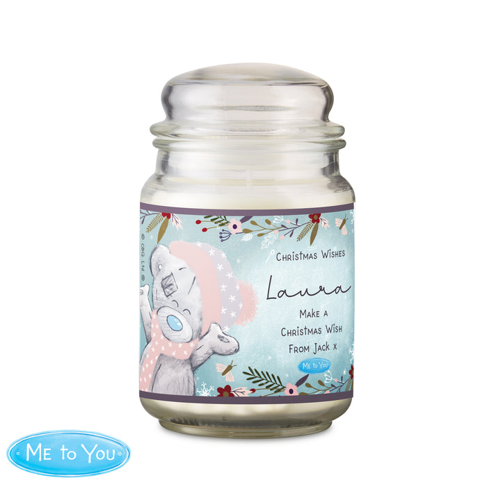 Personalised Me to You Cosy Winter Large Candle Jar - The Gift Cabin UK