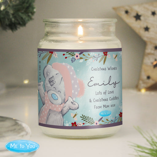 Personalised Me to You Cosy Winter Large Candle Jar - The Gift Cabin UK