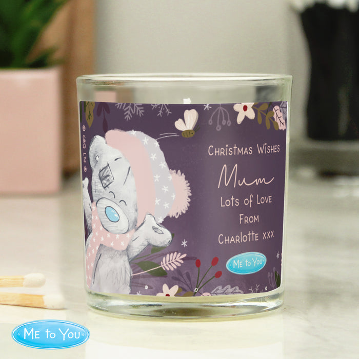 Personalised Me to You Cosy Winter Candle Jar - The Gift Cabin UK