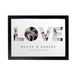 Personalised LOVE Photo Upload Black A4 Framed Print - The Gift Cabin UK