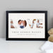 Personalised LOVE Photo Upload Black A4 Framed Print - The Gift Cabin UK