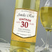 Personalised White Wine Vintage Age Label - The Gift Cabin UK