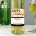 Personalised Happy Birthday White Wine - The Gift Cabin UK