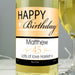 Personalised Happy Birthday White Wine - The Gift Cabin UK