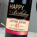 Personalised Happy Birthday Red Wine - The Gift Cabin UK