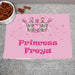 Personalised Pink Princess Pet Bowl Mat - The Gift Cabin UK