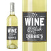 Personalised Wine O'Clock White Wine - The Gift Cabin UK