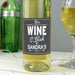 Personalised Wine O'Clock White Wine - The Gift Cabin UK