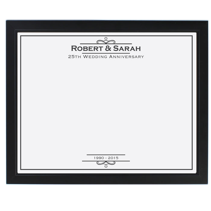 Personalised Occasion Black Signing Framed Print - The Gift Cabin UK