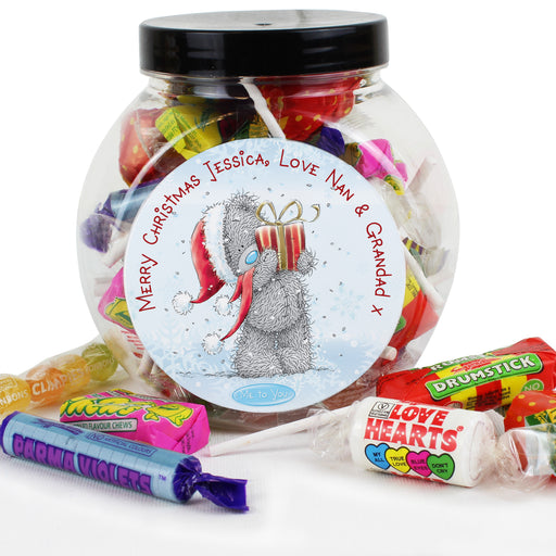 Personalised Me To You Christmas Sweet Jar - The Gift Cabin UK