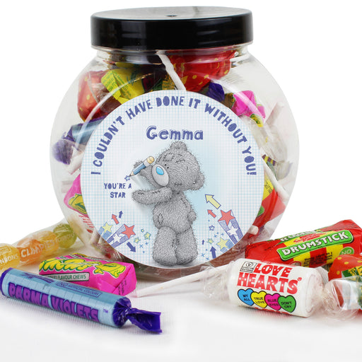 Personalised Me To You Teacher Sweets Jar - The Gift Cabin UK