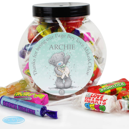 Personalised Me To You Pageboy Wedding Sweets - The Gift Cabin UK