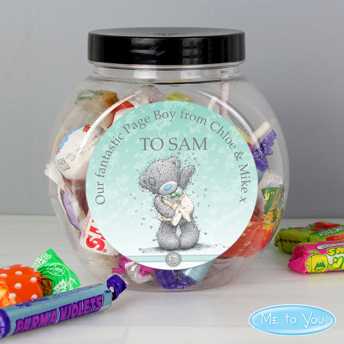 Personalised Me To You Pageboy Wedding Sweets - The Gift Cabin UK