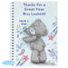 Personalised Me to You Teacher A5 Notebook - The Gift Cabin UK