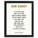 Personalised List of Love Black Framed Print - The Gift Cabin UK