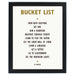 Personalised List of Love Black Framed Print - The Gift Cabin UK