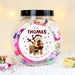 Personalised Boofle Christmas Reindeer Sweet Jar - The Gift Cabin UK