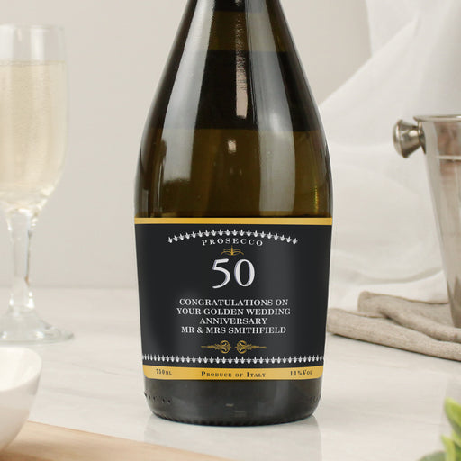 Personalised Birthday And Anniversary Bottle of Prosecco - The Gift Cabin UK