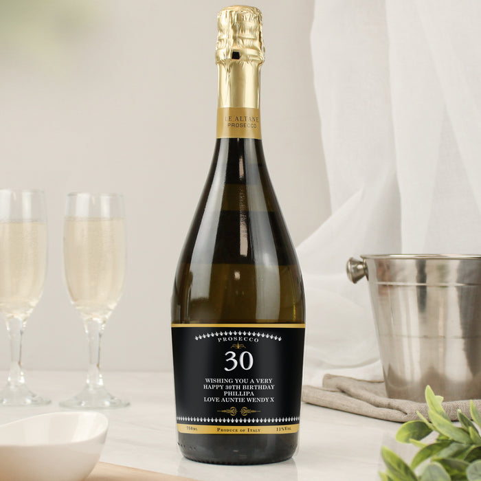 Personalised Birthday And Anniversary Bottle of Prosecco - The Gift Cabin UK