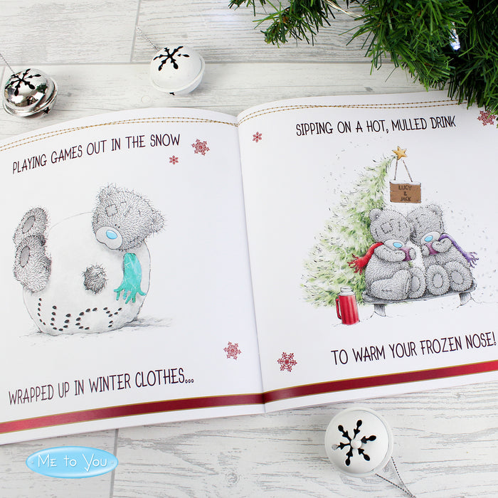 Personalised Me to You The One I Love at Christmas Poem Book - The Gift Cabin UK