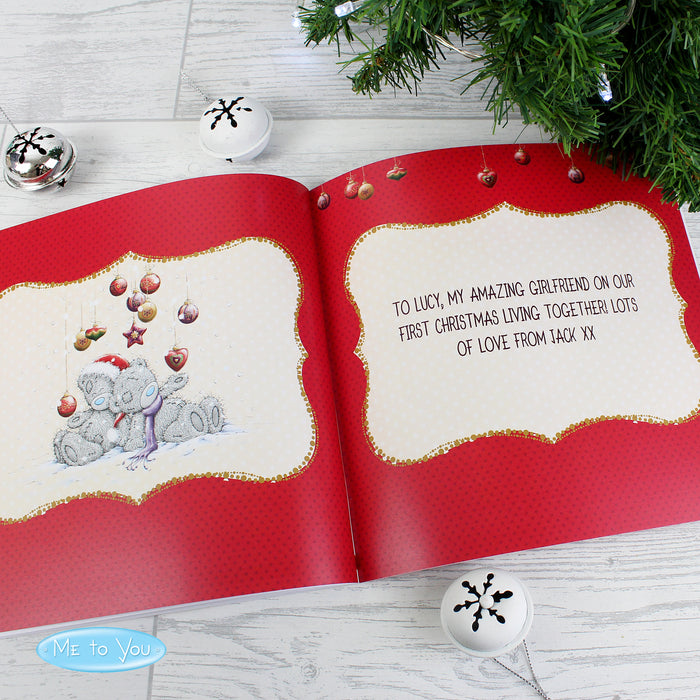 Personalised Me to You The One I Love at Christmas Poem Book - The Gift Cabin UK