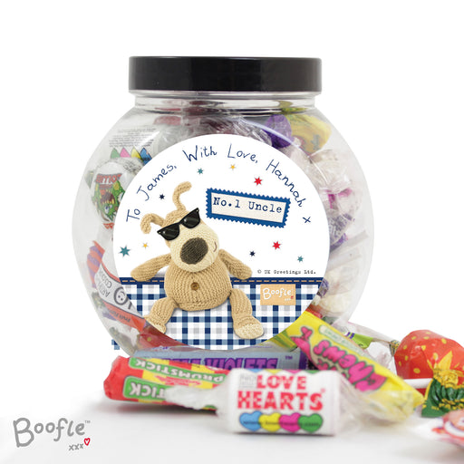 Personalised Boofle Stars Sweet Jar - The Gift Cabin UK