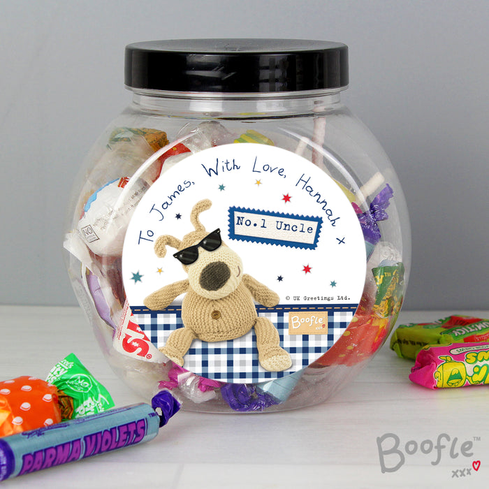 Personalised Boofle Stars Sweet Jar - The Gift Cabin UK