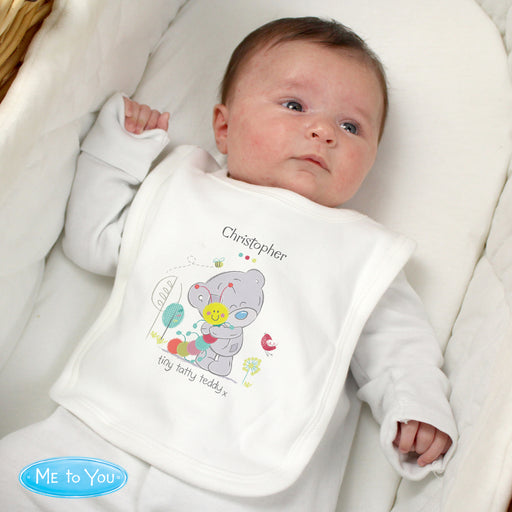 Personalised Tiny Tatty Teddy Cuddle Bug Bib - The Gift Cabin UK