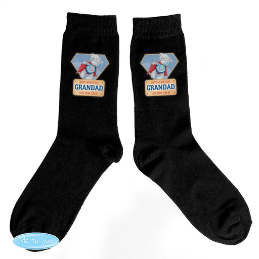 Personalised Me To You Super Hero Mens Socks - The Gift Cabin UK