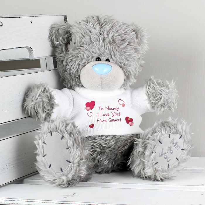 Personalised Me to You Bear Hearts - The Gift Cabin UK