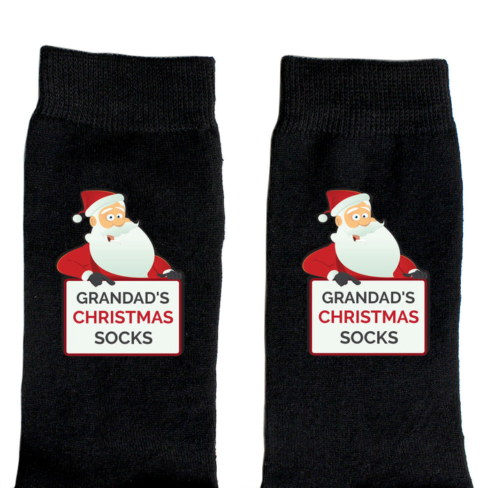 Personalised Santa Claus Christmas Socks