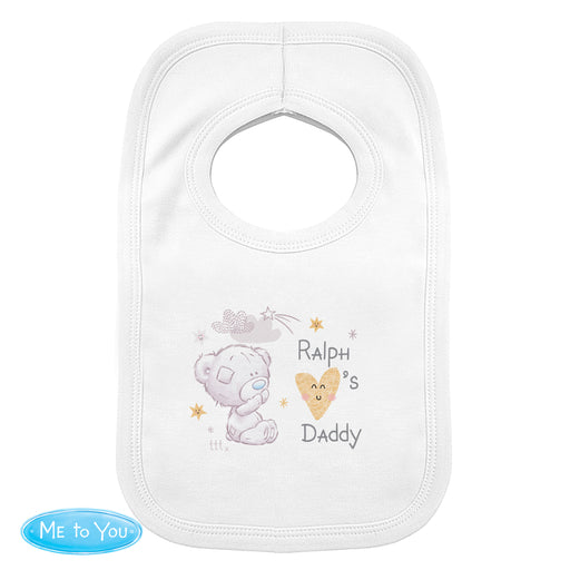 Personalised Tiny Tatty Teddy I Heart Baby Bib - The Gift Cabin UK