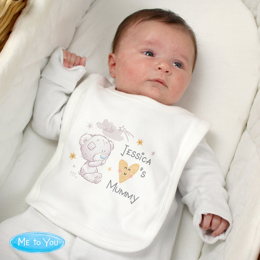 Personalised Tiny Tatty Teddy I Heart Baby Bib - The Gift Cabin UK